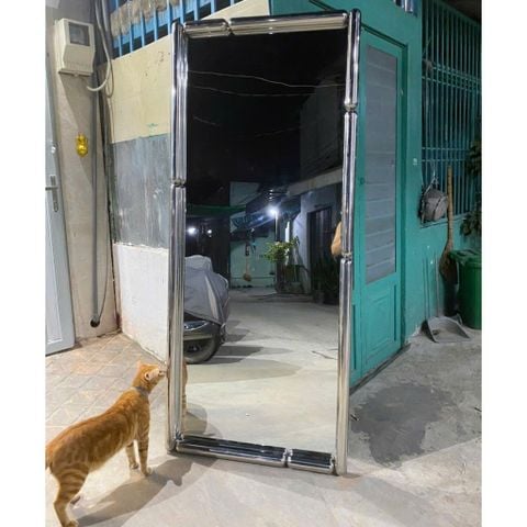 70x180cm Gương soi toàn thân inox AAArealhome VG trụ Inox