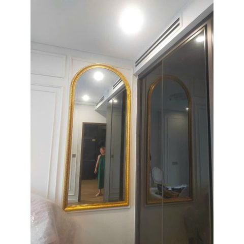 50x130cm Gương soi mái vòm AAArealhome KHÔNG CHÂN V1 Gương soi treo tường Gương toàn thân