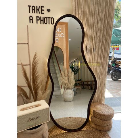 80x180cm Gương soi hạt đậu khung gỗ AAArealhome HD G Gương soi tân cổ điển Indochine