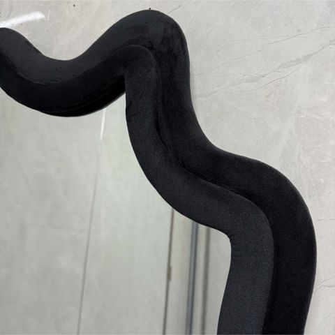80x180cm Gương soi sóng biển bọc nhung AAArealhome SB5 Gương bọc nhung