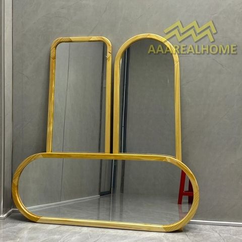 40x120cm Gương soi toàn thân khung gỗ AAArealhome