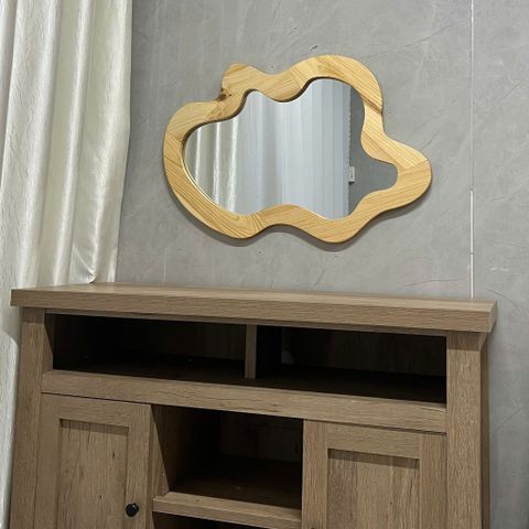 60x90cm Gương soi khung gỗ AAArealhome CD4phai N Gương soi tân cổ điển Indochine