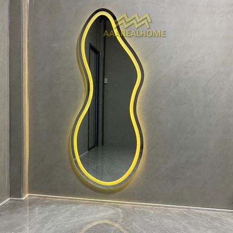 90x180cm Gương soi hồ lô AAArealhome HL1 Gương hồ lô Gương soi treo tường Gương soi toàn thân đèn led cảm ứng