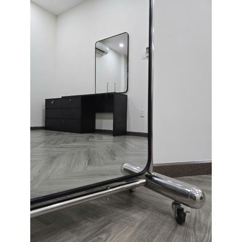 70x180cm Gương soi toàn thân inox AAArealhome BKN + Chân Inox + bánh xe