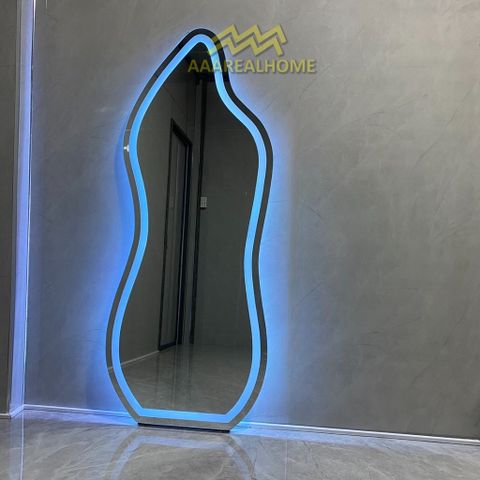 100x180cm Gương soi hồ lô AAArealhome HL Gương hồ lô Gương soi treo tường Gương soi toàn thân đèn led cảm ứng