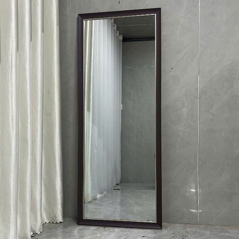 80x180cm Gương soi toàn thân cổ điển AAArealhome VG 5F nâu Gương toàn thân Gương soi toàn thân