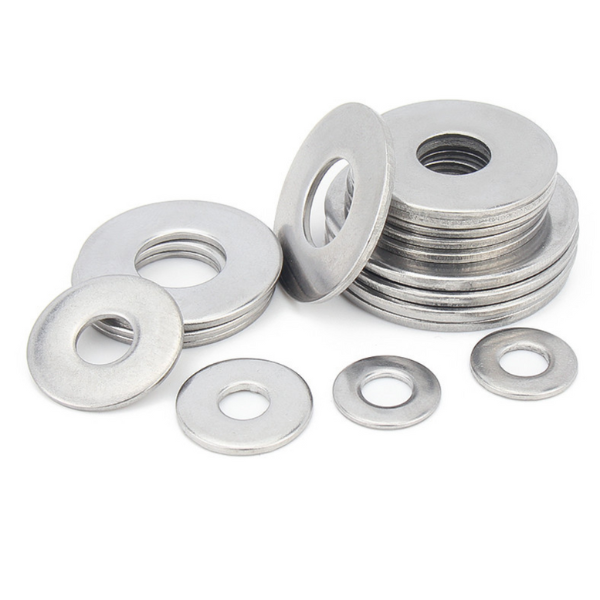  Long Đền Tròn Phẳng Thép ( 10x2)mm Trắng 