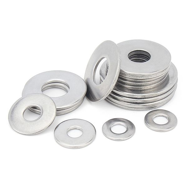  Long Đền Tròn Phẳng Thép ( 8x1)mm Trắng 