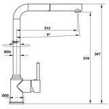  Vòi Rửa Bát Hafele Titus HT-C319 