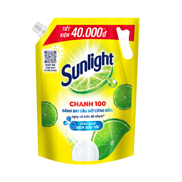  Nước Rửa Chén Sunlight Hương Chanh 3.6kg 