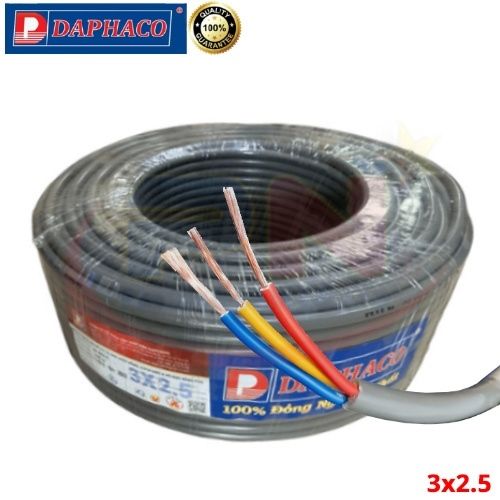  Dây Cáp Điện 3x2.5 Daphaco 