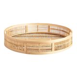  Khay Đựng Trái Cây Bằng Mây Đan25x25x5CM 