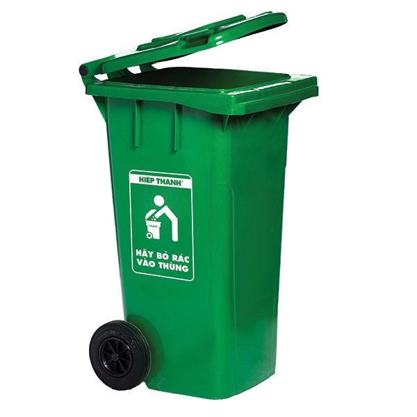  Thùng Rác Lớn Hiệp Thành 120 L Xanh 