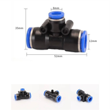  Nối Hơi Một Đầu Thau ASK (10-9,6) mm 
