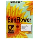  Giấy A4 Sunflower 180 Gsm 100 Tờ Xanh Lá 
