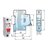  Áp Tô Mát Khối LS BKJ63N- 1P 20A 
