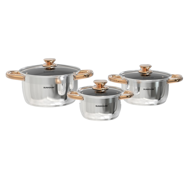  Nồi Inox 5 Đáy Sunhouse SHG24216 