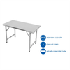  Bàn Vuông Inox 201 QP-576 (70x120)cm - Thương hiệu Qui Phúc 