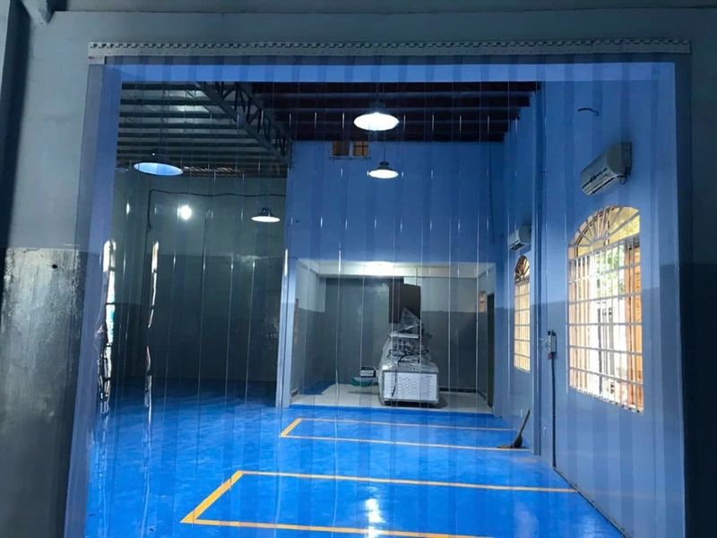  Rèm nhựa PVC trắng trong (110x220x0.3)cm 
