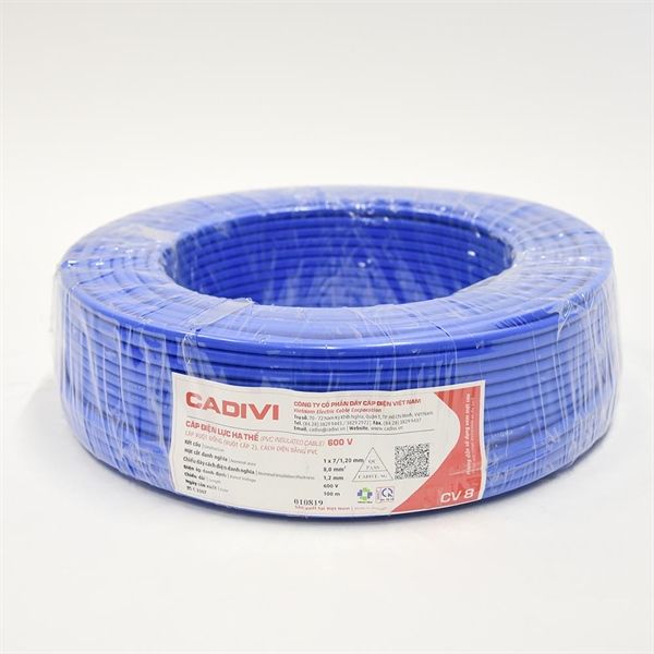  Dây Điện Cadivi CV - 1x8mm2 