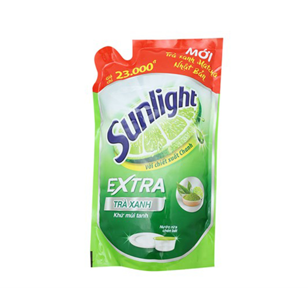  Nước Rửa Chén Sunlight Trà Xanh 750 g 