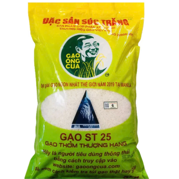  Gạo ST25 Ông Cua 5Kg Túi 
