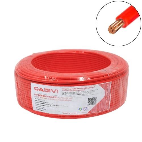  Dây Điện Cadivi CV Đỏ 4mm2 