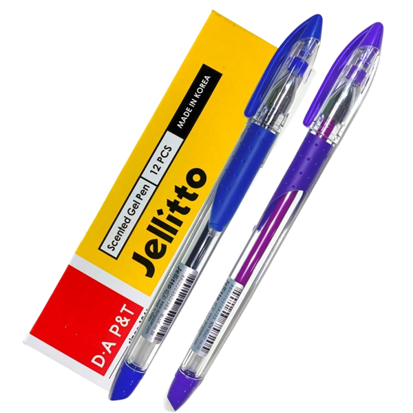  Bút Bi Nước Jellitto Gel 0.4mm 2Cây/Vỉ 