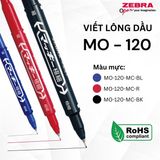  Bút Lông 2 Đầu Zebra MO-120 