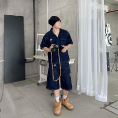 (QSJ02) Quần Short Denim Baggy Venom