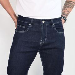 (QJ12) Quần Jeans Slim Fit - Xanh Indigo