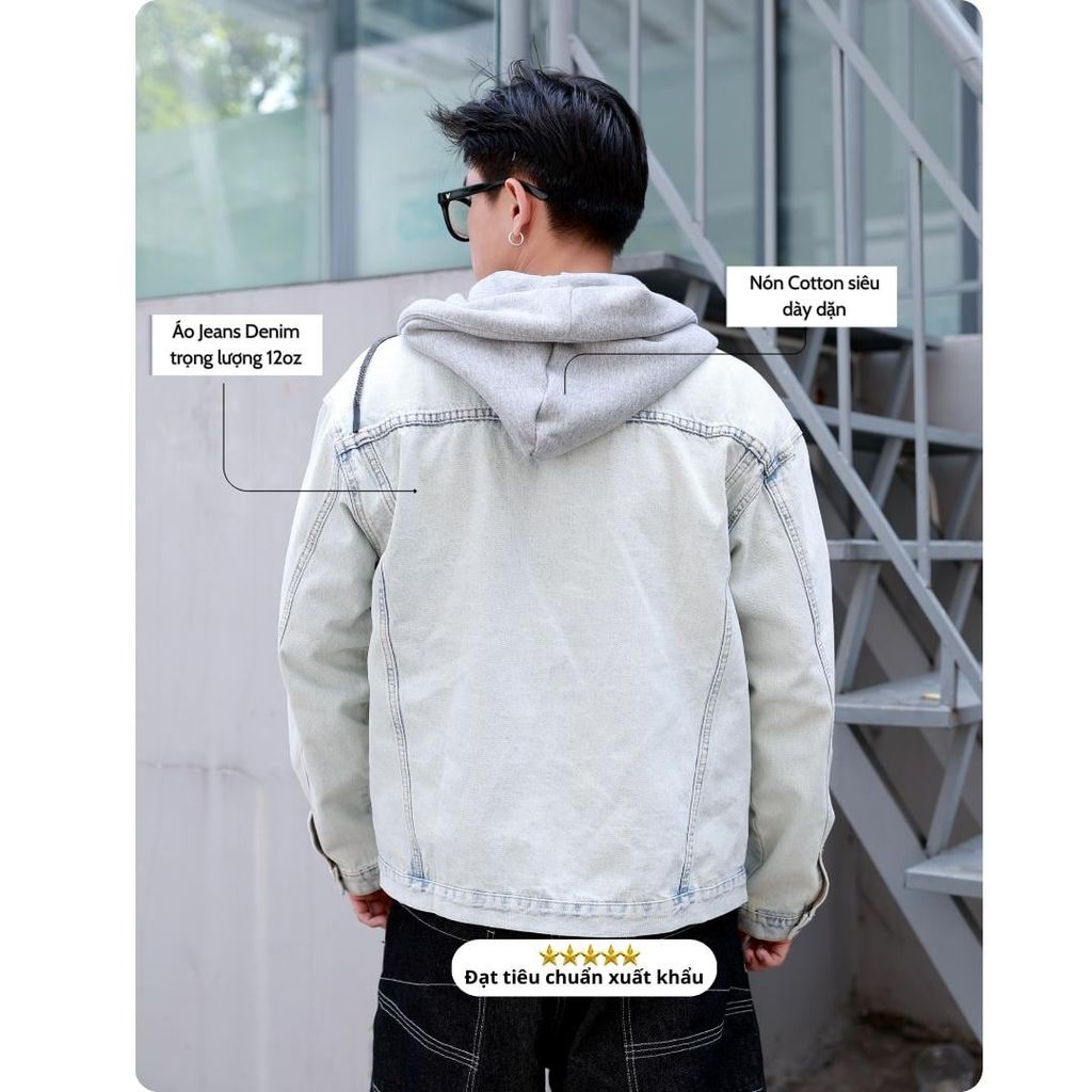 (AK01) Áo Khoác Jeans Jacket Chống Nắng