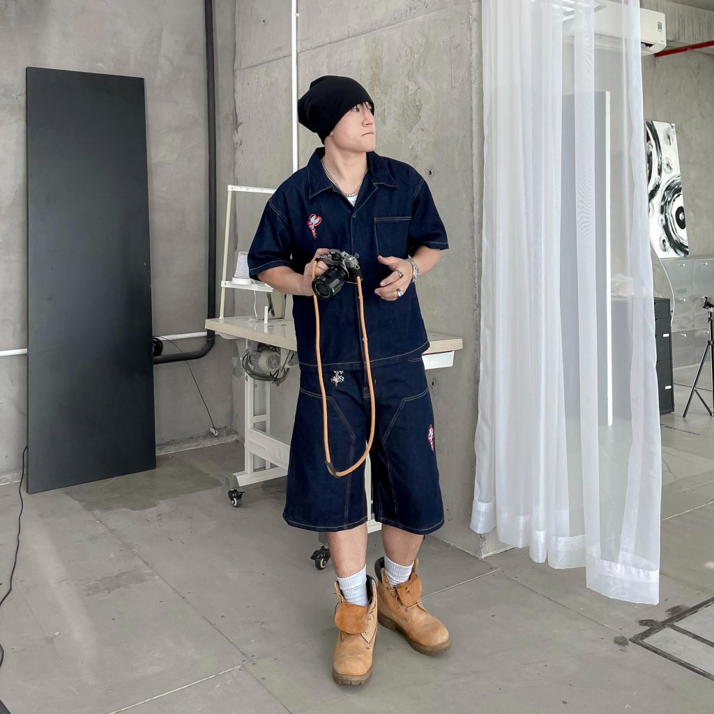 (SM01) Áo sơ mi tay ngắn Boxy Venom