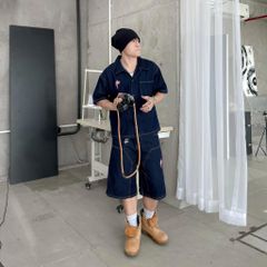 (SM01) Áo sơ mi tay ngắn Boxy Venom