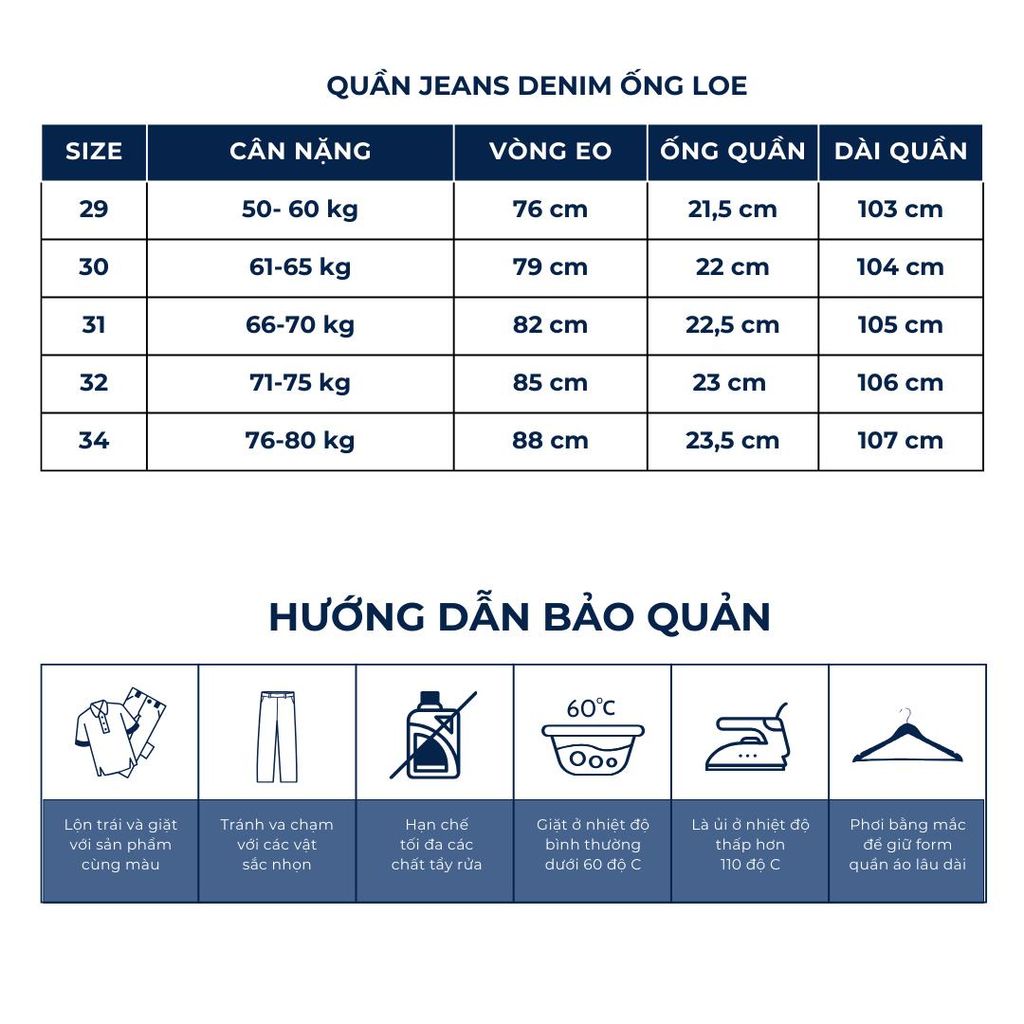 (QJ00) Quần Jeans Nam Denim Ống Loe