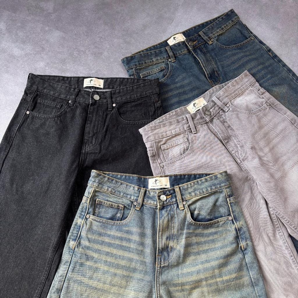 (QJ02) Quần Jeans Nam Form Cooper Fit