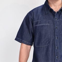 (SM02) Áo sơ mi Denim Boxy Basic