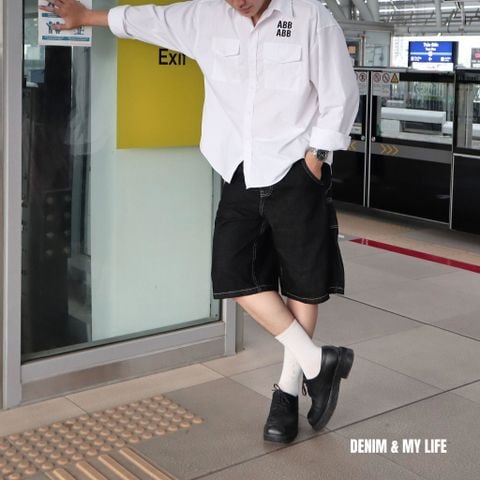 (QSJ01) Quần Short Baggy Denim