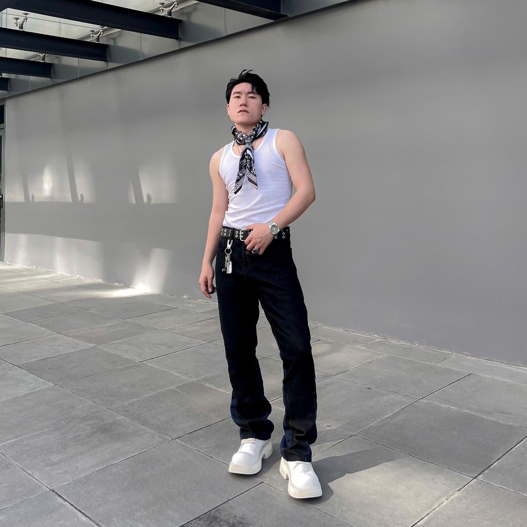 (QJ00) Quần Jeans Nam Denim Ống Loe