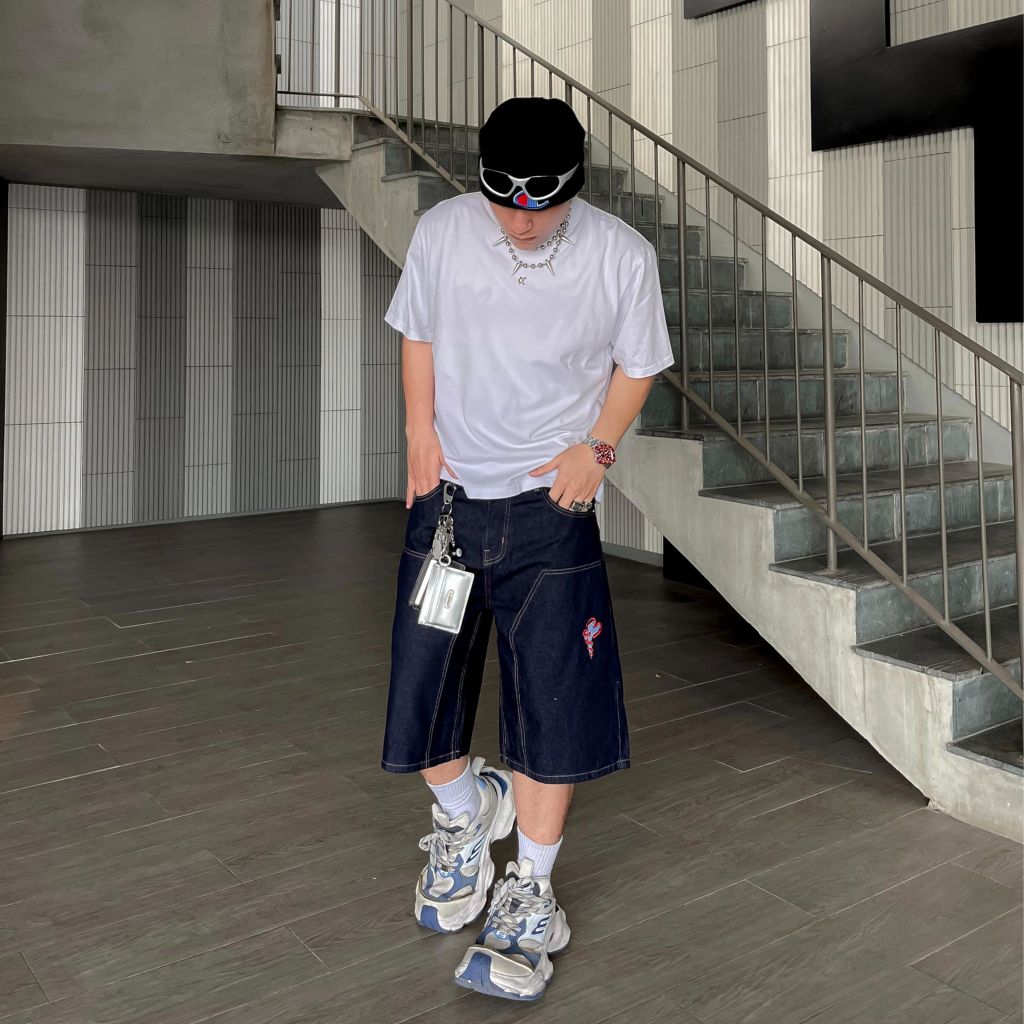 (QSJ02) Quần Short Denim Baggy Venom