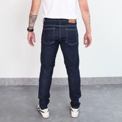 (QJ12) Quần Jeans Slim Fit - Xanh Indigo