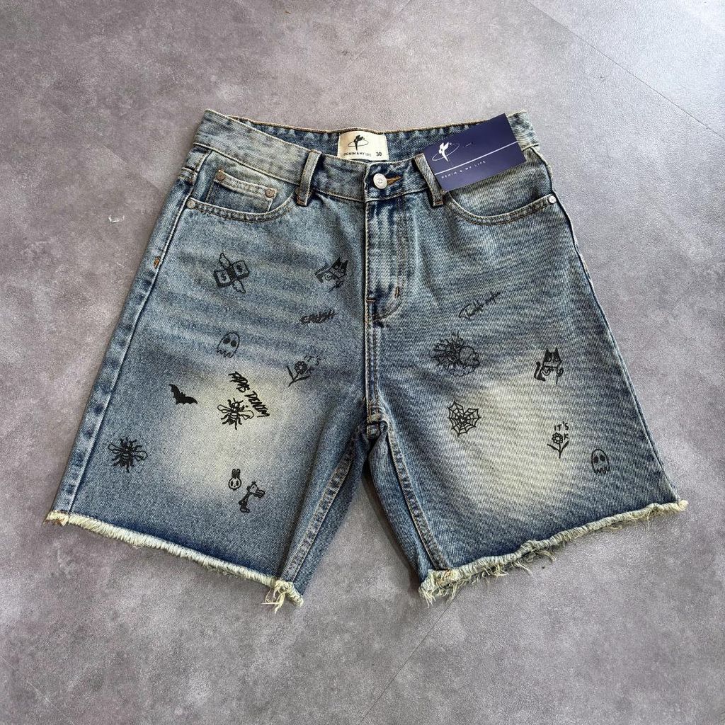 (QSJ03) Quần Short Jeans Relax in hình