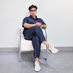 (SM02) Áo sơ mi Denim Boxy Basic