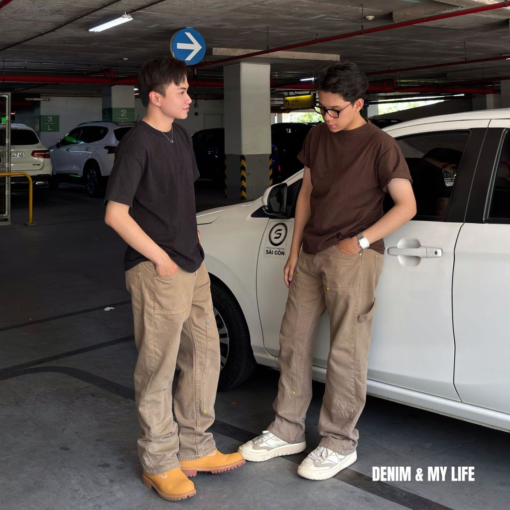 (QJ10) Quần Jeans Double Knee