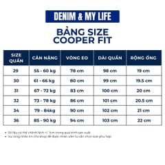 (QJ02) Quần Jeans Nam Form Cooper Fit