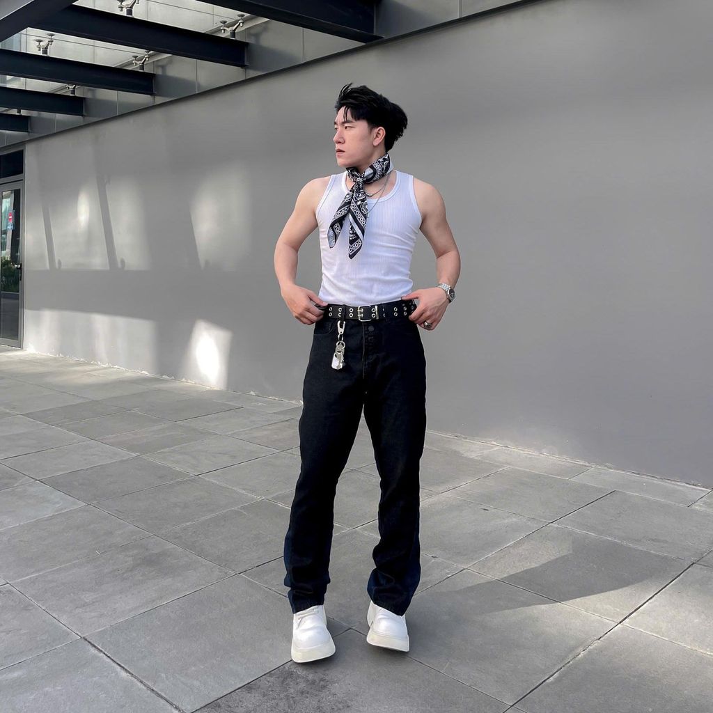 (QJ00) Quần Jeans Nam Denim Ống Loe