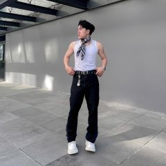 (QJ00) Quần Jeans Nam Denim Ống Loe