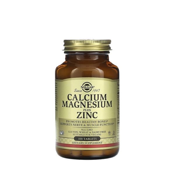 Solgar Calcium Magnesium Plus Zinc